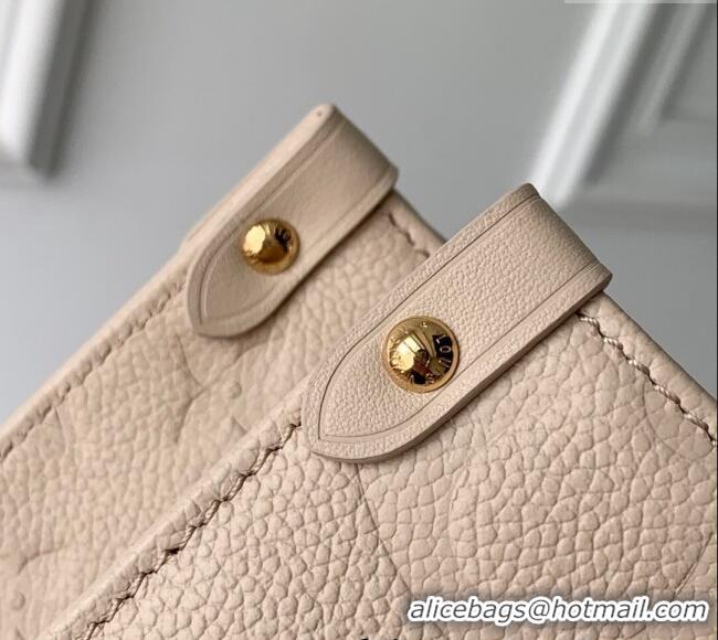 Promotional Louis Vuitton OnTheGo MM Tote Bag in Monogram Leather M14255 Nude 2025