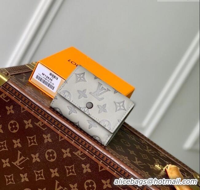 Luxury Discount Louis Vuitton Victor Wallet in Monogram Shadow Leather M12635 Sand Grey 2025