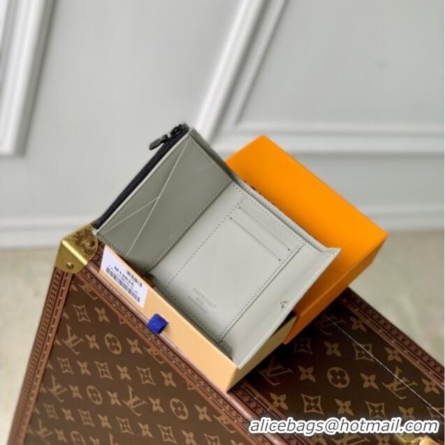 Luxury Discount Louis Vuitton Victor Wallet in Monogram Shadow Leather M12635 Sand Grey 2025