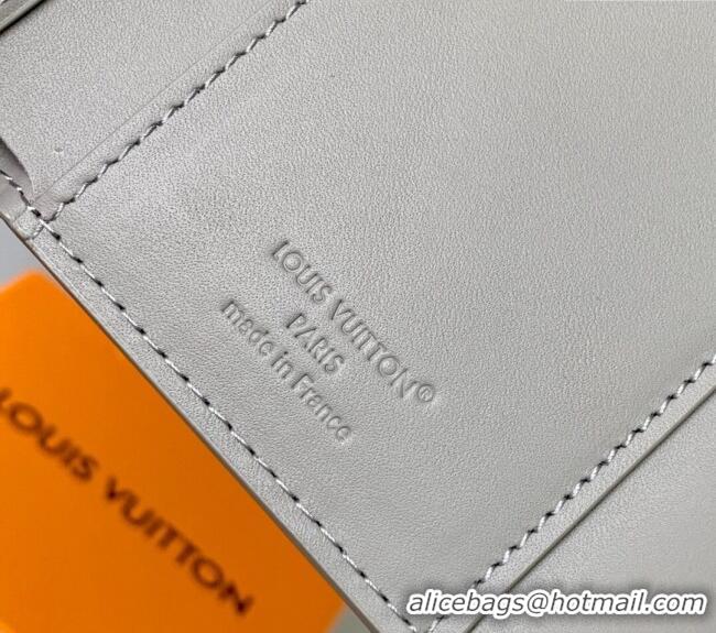 Luxury Discount Louis Vuitton Victor Wallet in Monogram Shadow Leather M12635 Sand Grey 2025