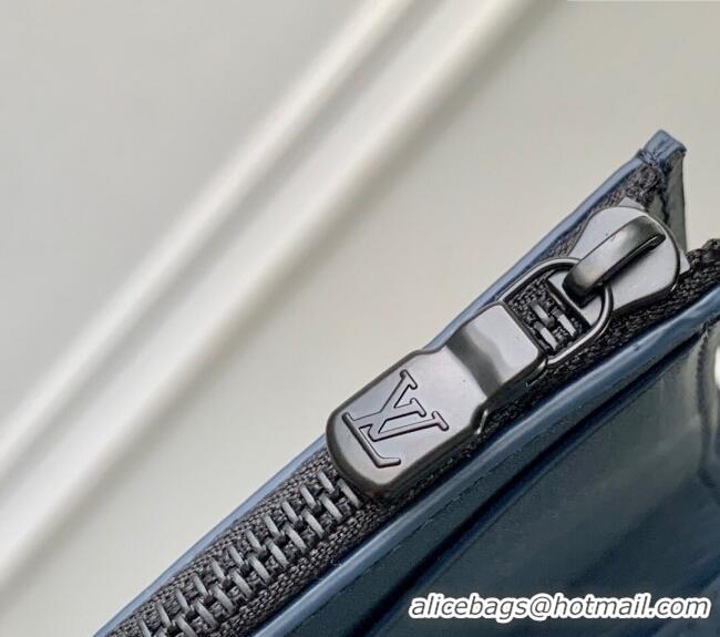 Buy Discount Louis Vuitton Victor Wallet in Monogram Shadow Leather M12635 Navy Blue 2025