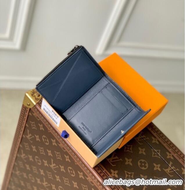 Buy Discount Louis Vuitton Victor Wallet in Monogram Shadow Leather M12635 Navy Blue 2025