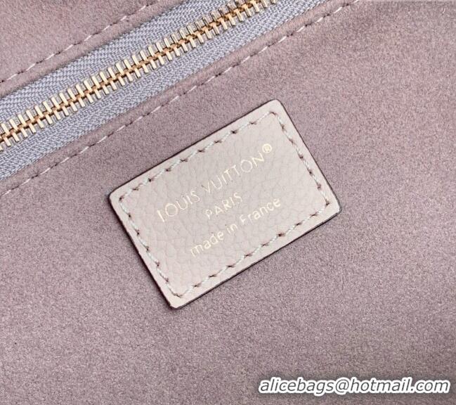 Grade Design Louis Vuitton Anytime MM Tote Bag in Monogram Leather M14324 Light Pink 2025