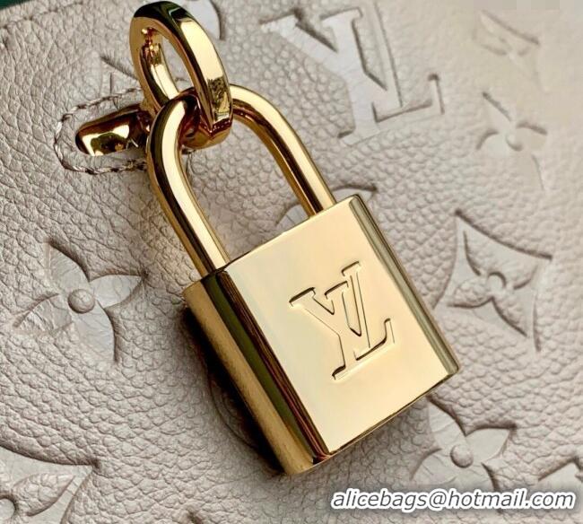 Luxury Cheap Louis Vuitton Anytime MM Tote Bag in Monogram Leather M14324 Grey 2025