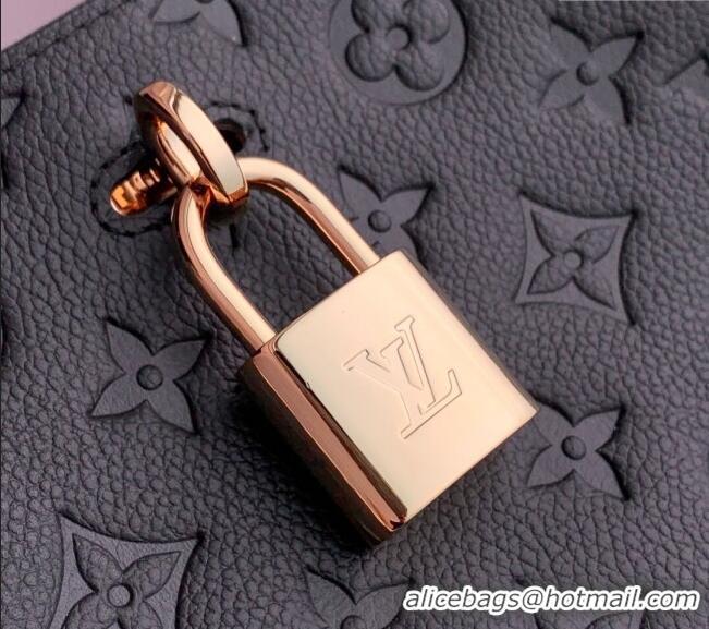 Shop Best Price Louis Vuitton Anytime MM Tote Bag in Monogram Leather M14324 Black 2025