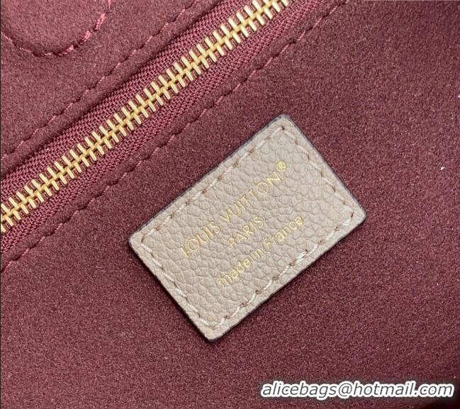 Buy Fashionable Louis Vuitton Anytime MM Tote Bag in Monogram Leather M14324 Beige 2025