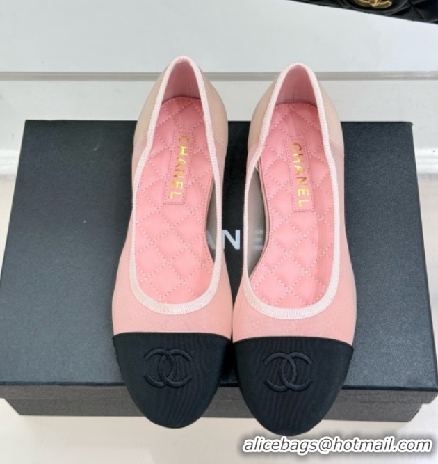 Purchase Chanel Mesh & Grosgrain Ballerina Pink 050905