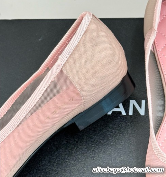 Purchase Chanel Mesh & Grosgrain Ballerina Pink 050905