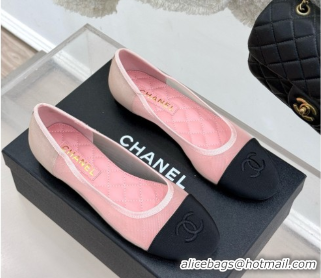 Purchase Chanel Mesh & Grosgrain Ballerina Pink 050905