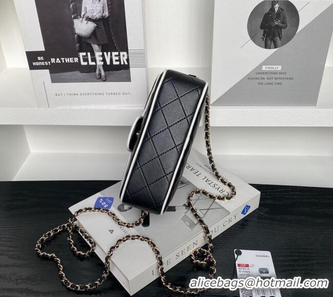 Top Grade Chanel Lambskin Mini Camera bag AP4516 Black 2025