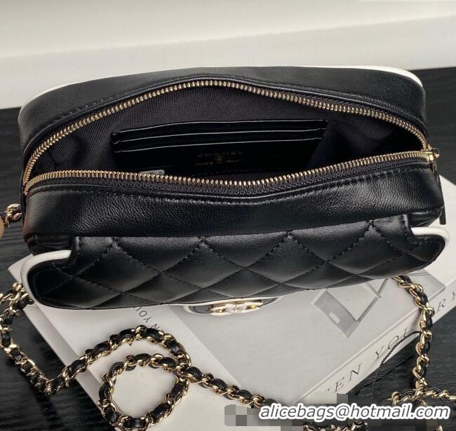 Top Grade Chanel Lambskin Mini Camera bag AP4516 Black 2025
