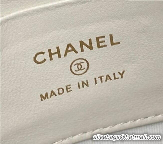 Good Quality Chanel Lambskin Mini Camera bag AP4516 White 2025