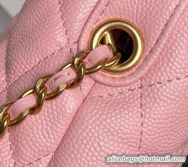 Top Quality Chanel Grained Calfskin Clutch with Chain AP4484 Pink 2025