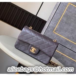Famous Brand Chanel Vintage Lambskin Small Flap Bag CH032701 Chocolate Brown 2025
