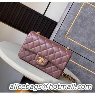 Trendy Design Chanel Vintage Lambskin Small Flap Bag CH032701 Brown 2025