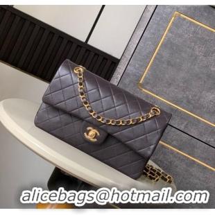 Famous Brand Chanel Vintage Lambskin Medium Flap Bag CH032701 Chocolate Brown 2025