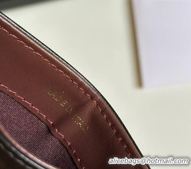 Famous Brand Chanel Lambskin Card Holder Wallet AP4472 Black/Gold 2025