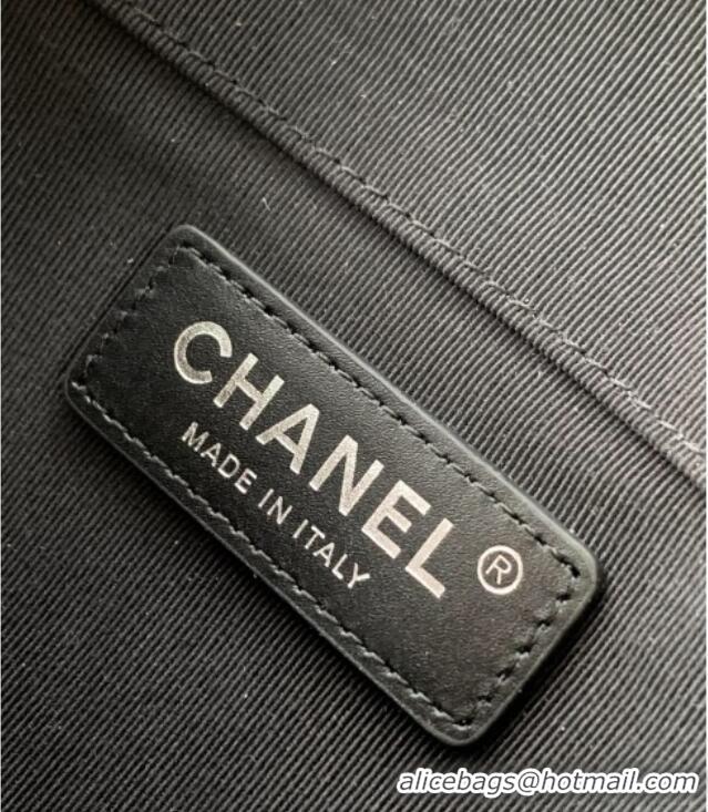 Good Product Chanel Small Mesh & Patent Calfskin Shopping Bag CH052603 Black 2025
