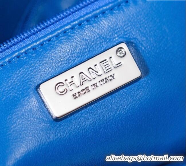 Super Quality Chanel Tweed & Sequins Mini Flap Bag CH052604 Blue 2025