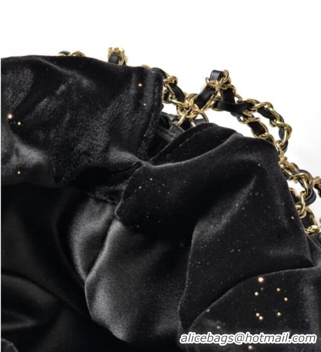 Top Quality Chanel Chain Mesh & Velvet Clutch CH052669 2025