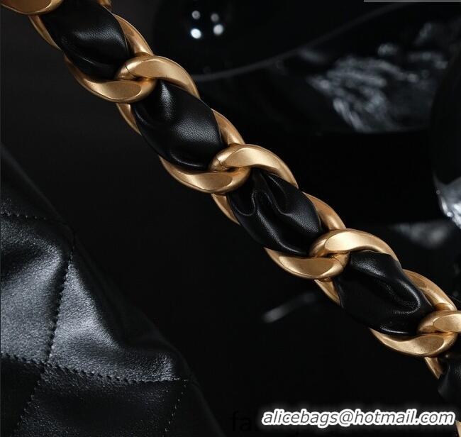 Grade Promotional Chanel Lambskin Hobo Bag CH052671 Black 2025