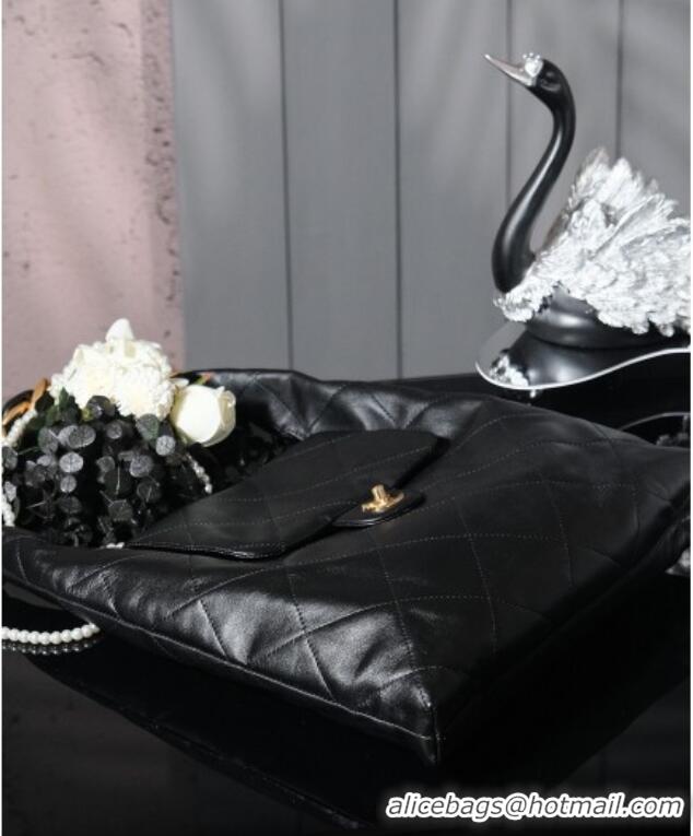 Grade Promotional Chanel Lambskin Hobo Bag CH052671 Black 2025
