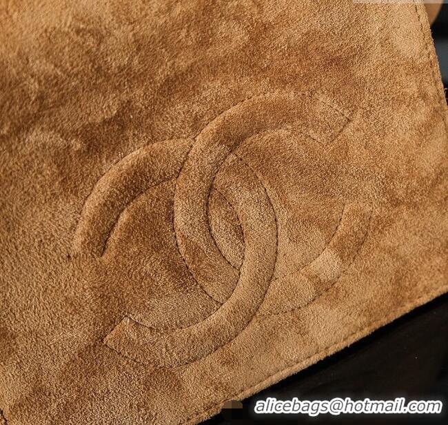 Buy Discount Chanel Suede Flap Bag CH052673 Brown 2025