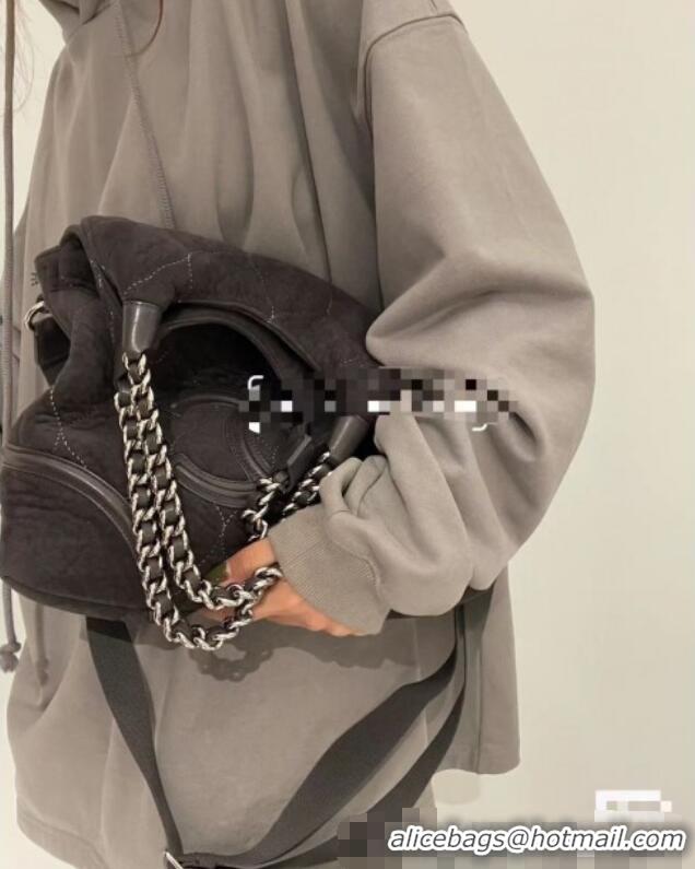 Top Quality Chanel Vintage Suede Shopping Bag CH052675 Brown 2025