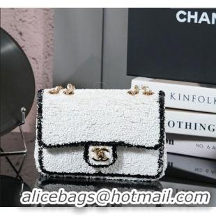 Big Discount Chanel Sequins Mini Classic Flap Bag A69900 White 2025