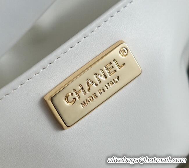 Big Discount Chanel Sequins Mini Classic Flap Bag A69900 White 2025