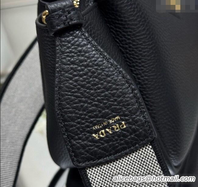 Classic Specials Prada Leather mini handbag 1BA362 Black 2025