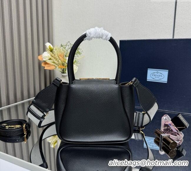 Classic Specials Prada Leather mini handbag 1BA362 Black 2025