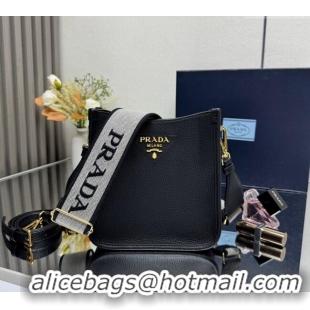 Grade Design Prada Leather mini shoulder bag 1BH191 Black 2025