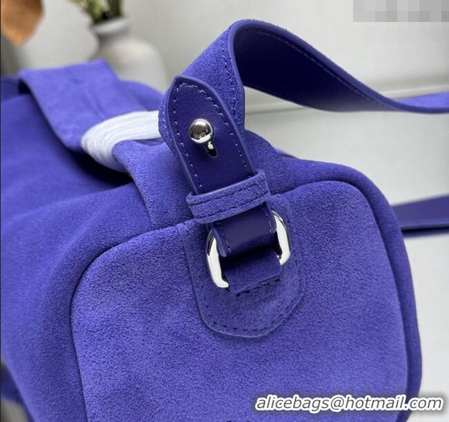 New Fashion Prada Suede shoulder bag 2VH188 Purple 2025