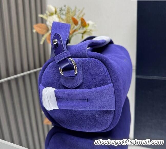 New Fashion Prada Suede shoulder bag 2VH188 Purple 2025
