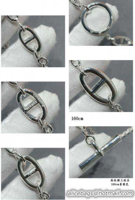 Grade Quality Hermes Farandole Necklace 160cm H1616 Silver 2025