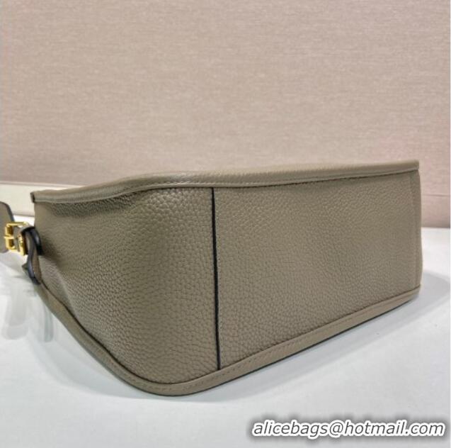 Super Quality Prada Medium leather bag 1BC073 Clay Grey 2025