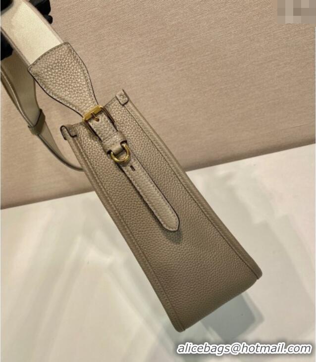 Super Quality Prada Medium leather bag 1BC073 Clay Grey 2025