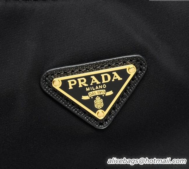 Grade Quality Prada Re-Edition 2005 Re-Nylon and Saffiano hobo mini bag 1N204M Black 2025
