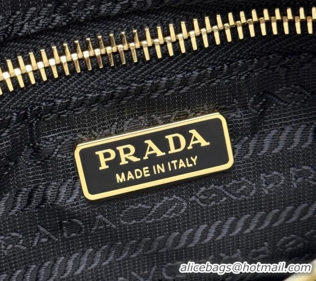 Grade Quality Prada Re-Edition 2005 Re-Nylon and Saffiano hobo mini bag 1N204M Black 2025