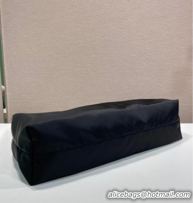 Top Quality Prada Mariner large Re-Nylon shoulder bag 1BC244 Black 2025