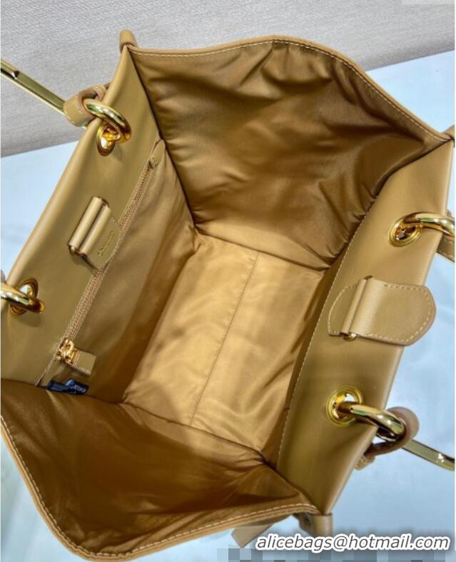 Top Grade Prada Re-Nylon tote bag 1BG578 Brown 2025