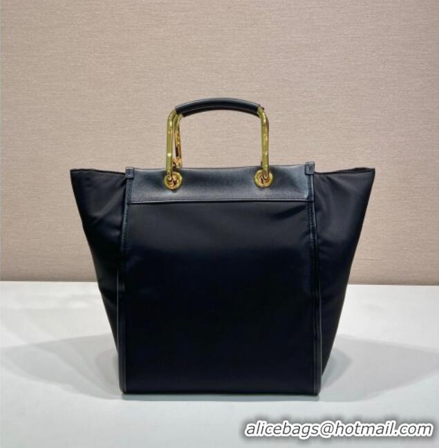 Famous Brand Prada Re-Nylon tote bag 1BG578 Black 2025