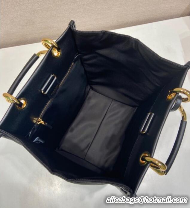 Famous Brand Prada Re-Nylon tote bag 1BG578 Black 2025