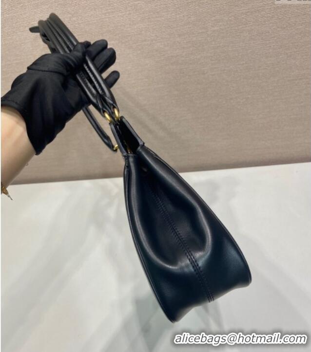 Grade Quality Prada Medium calf leather tote bag 1BG569 Black 2025