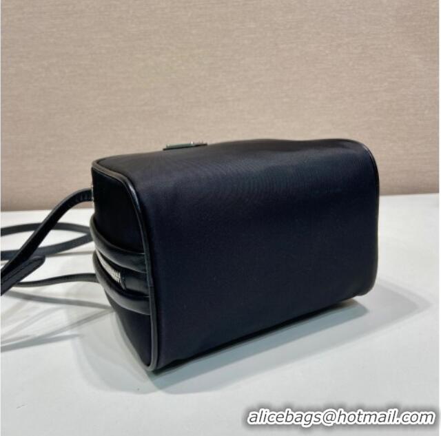 Reasonable Price Prada Swing nylon mini bag 1BC248 Black 2025