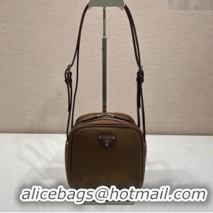 Super Quality Prada Swing nylon mini bag 1BC248 Brown 2025