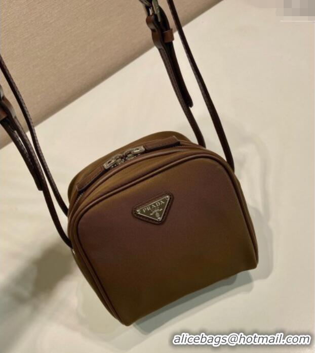 Super Quality Prada Swing nylon mini bag 1BC248 Brown 2025