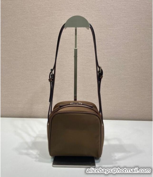Super Quality Prada Swing nylon mini bag 1BC248 Brown 2025