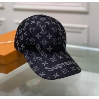 Low Cost Supreme x Louis Vuitton Denim Baseball Hat 3014 Black 2024